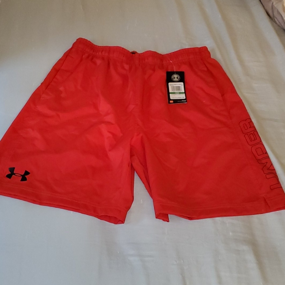 Large Red Under Amour Short